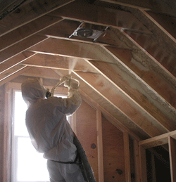 Erie PA attic spray foam insulation